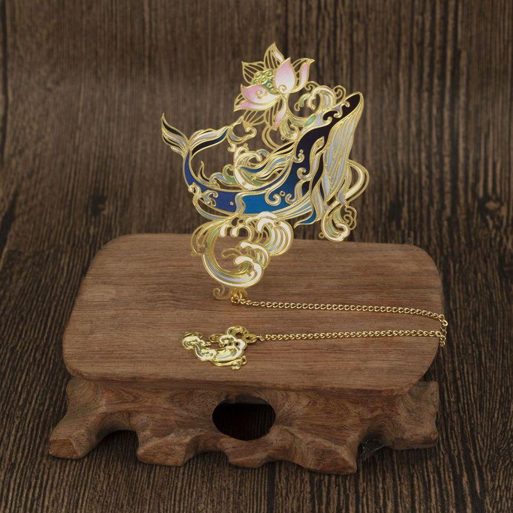 Animal Shape for Teachers Metal Bookmark Chinese Style Bookmark Retro Book Clip Hollow Book Mark