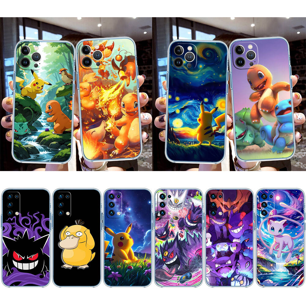 Pokemon Case for Motorola E7 E22 E20 E13 E15 E22S E30 E40 G10 G20 G04 G22 G23 G05 G75 G35 G55 G6 G7 G8 G9 Plus Power Play