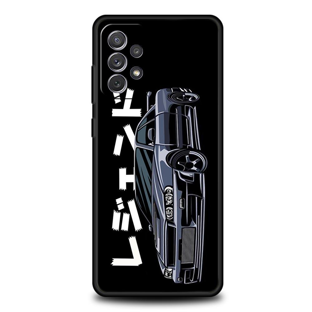 JDM Tokyo Drift Sports Car Phone Case For Samsung A51 A71 A21S A12 A11 A31 A41 A01 A03s A52 A32 A22 A13 A23 A33 A53 A73 5G Cover