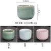 Celadon Glaze Ceramic Tea Cup Straight Cylinder Master Bowl Japanese Minimalist Style Gongfu Tea Ware for Home Use