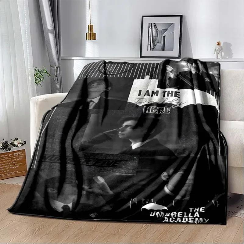 Aidan Gallagher Nummer Fünf Schauspielerdecke, Flanell, Herbst und Winter, warme Plüsch-Überwurfdecken für Bett, Büro, Picknickdecke, Geschenk