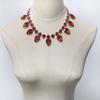 Europe And The United States Popular New Accessories, High-End Atmospheric Red Diamond Necklace Bridal Dress, Fashion Dinner Party Neck Chain Women
