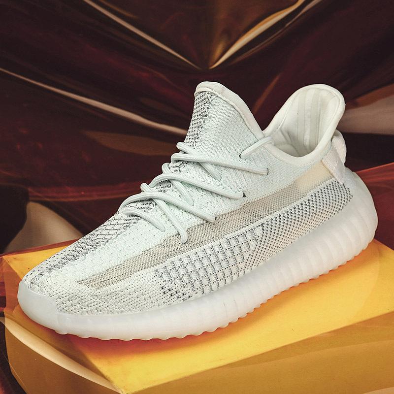 

[Топ матч] Действительно взрывная мужская повседневная спортивная обувь 350, студенческие кроссовки для бега, женская модель cloud ice blue - главный хит 44