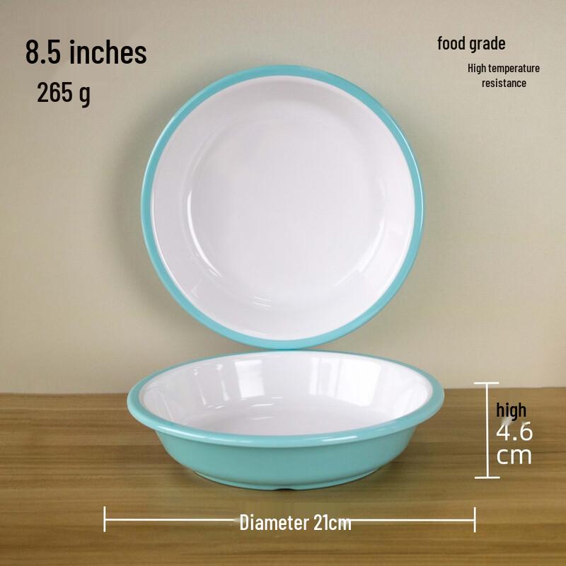 777 Food-Grade Melamine Canteen & Fast Food Plate