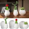 Pratici Vasi da Fiori a Vite Stampo Robusto in Silicone Materiali Artigianali in Gesso Cemento per Giardino e Decorazione Interna