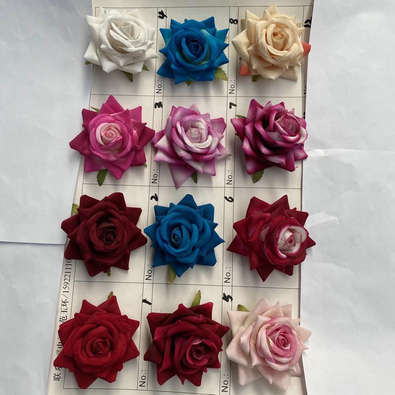 Faux Velvet Flower Arrangement For Home Decor Wedding Hall Styling Photography Accessory