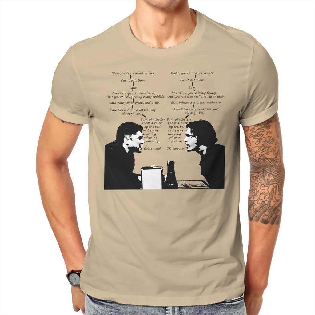 Supernatural Keeps A Ruler Tshirt Graphic Unisex Tops Vintage Summer Cotton Short Sleeve T Shirt