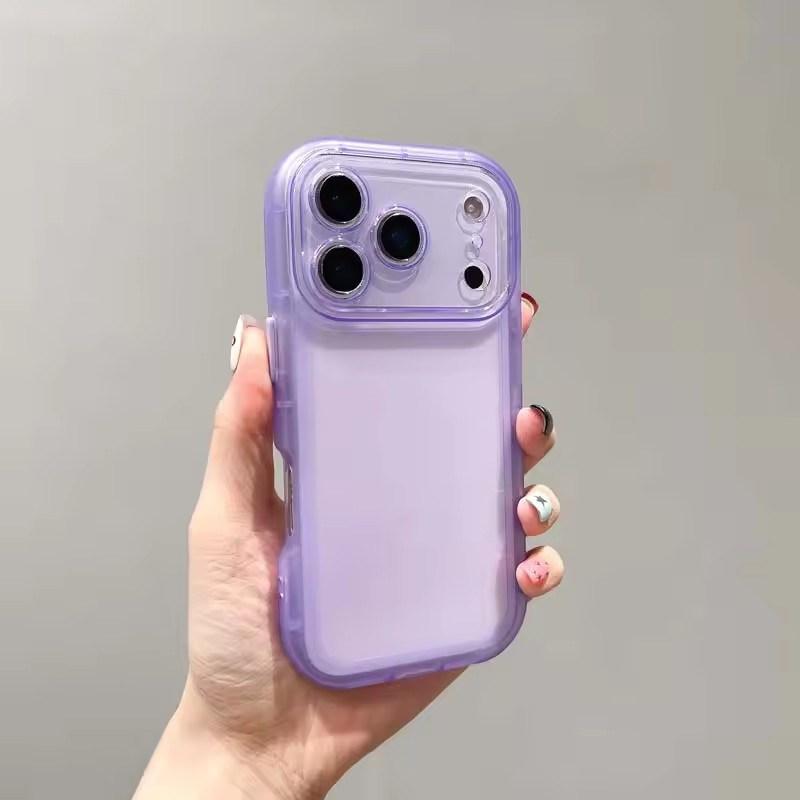Transparent Silicone TPU Phone Case for IPhone 17 Air 16 15 14 13 12 Pro Max Soft Airbag Shock Bumper