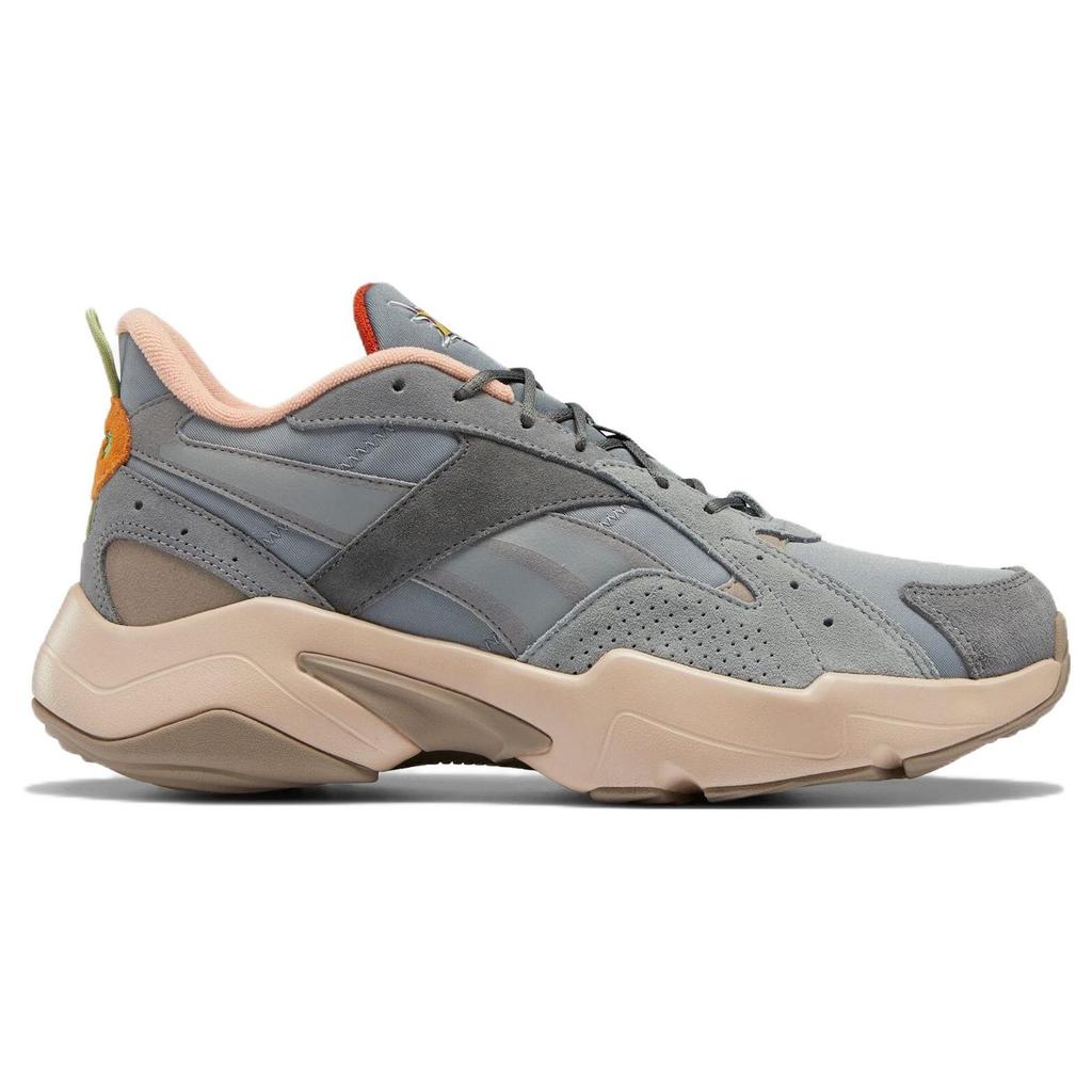 Reebok Looney Tunes X  Turbo Restyle Retro Fabric Leather Low-Top Casual Running Shoes Unisex Sneaker Gray GW4308