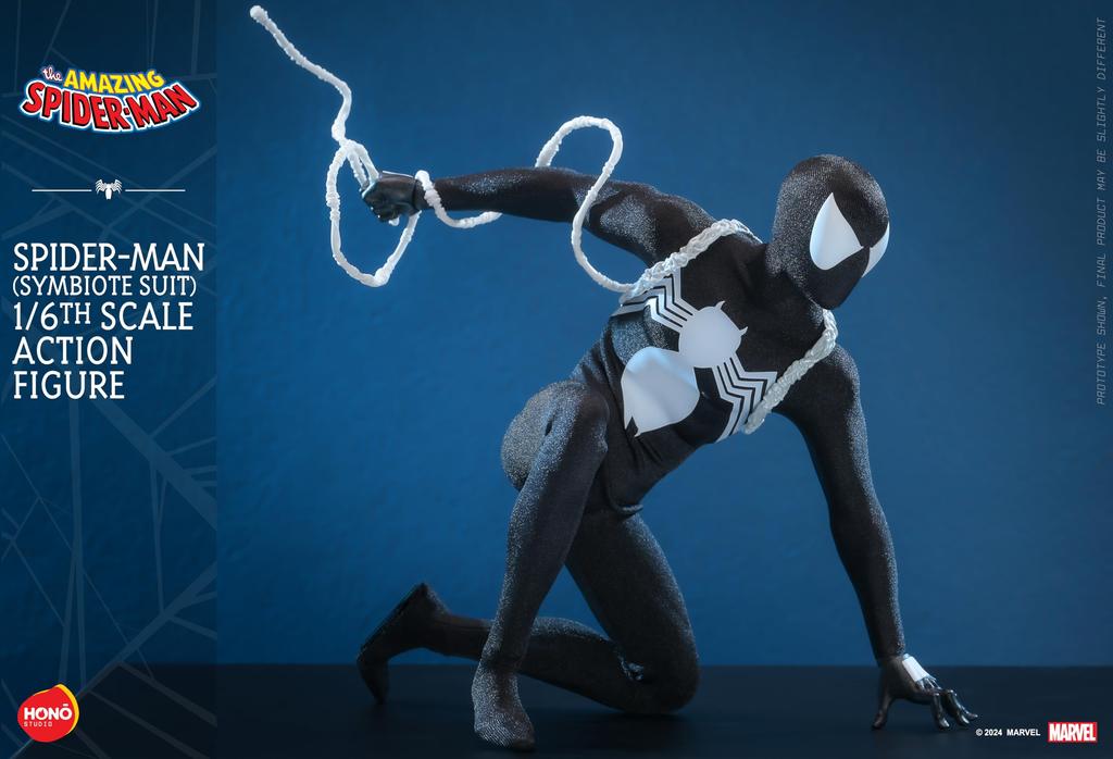 Honoo Studio Marvel Comics Scale Figure Spider-Man (Symbiote Suit) 1/6