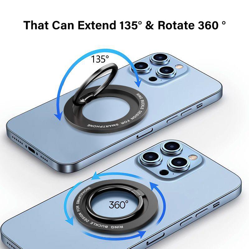 Magnetic Phone Holder Stand Magnet Finger Ring Socket for Magsafe Wireless Charging for IPhone14 13 12 Pro/Max Cellphone Bracket
