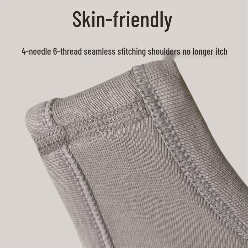 Men's Plus Size Pure Cotton Sleeveless Vest - Summer Base Layer Fitness Top