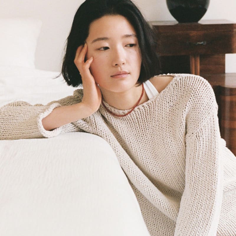 

Намисто-комір KODO з бісеру(Іржавий червоний) Matt Silver