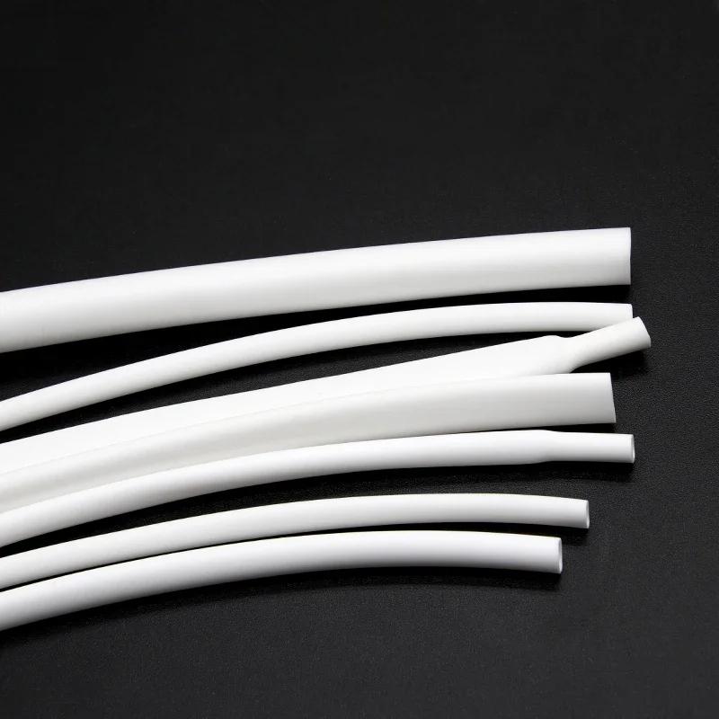 1/3/5/10M White Silicone Heat Shrink Tube 1mm~20mm Insulated DIY Wire Protector Wrap Sheath Case Heat Shrinkable Cable Sleeve