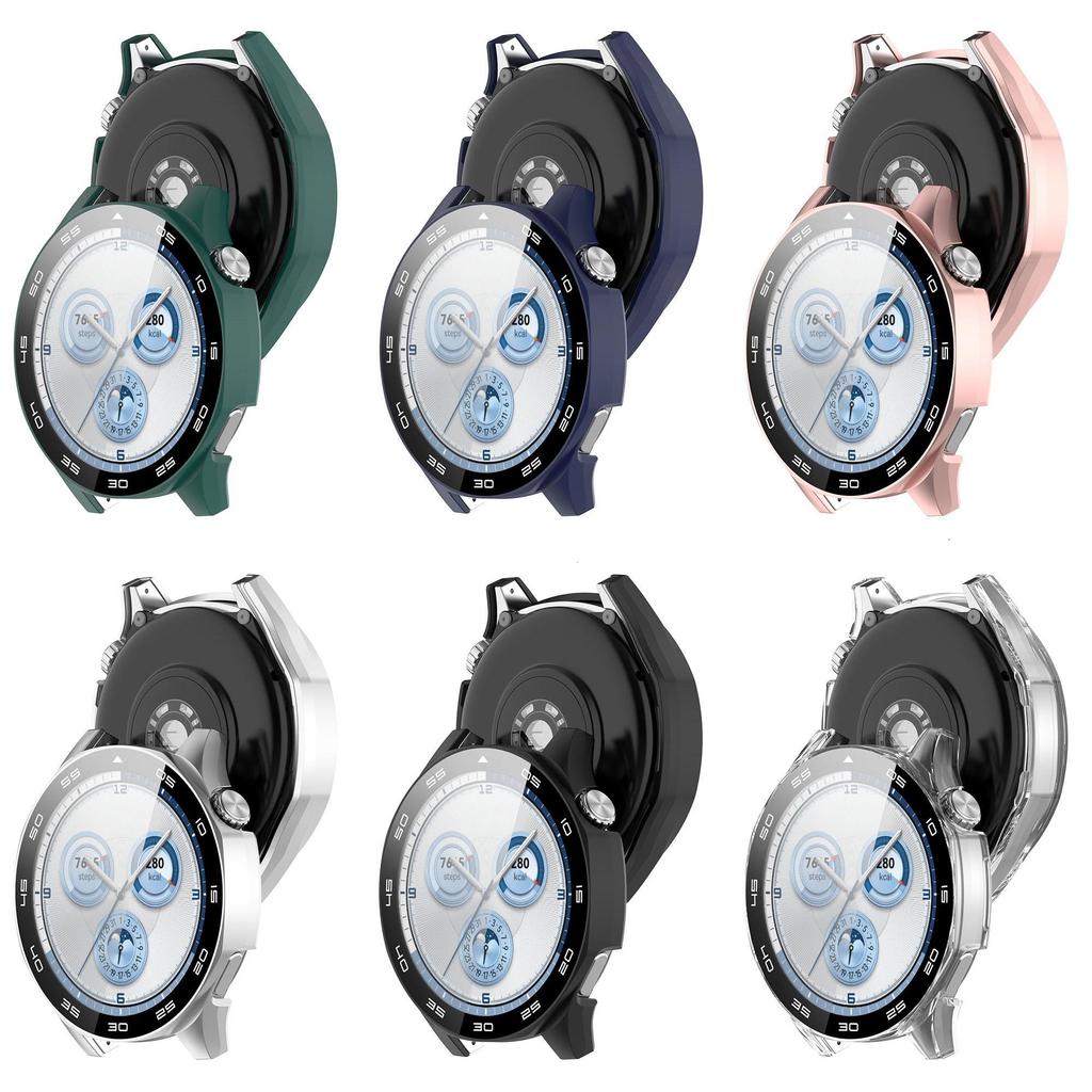 Ochranné pouzdro na PC + tvrzené sklo pro Huawei Watch GT5 46mm celoobrazovkové ochranné pouzdro Shell Bumper Cover