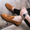 Moda Moda Zamszowe Frędzle Rekreacyjne Męskie Buty Letnie Styl Włoski Miękkie Mokasyny Męskie Mokasyny Wysokiej Jakości Buty Męskie Płaskie Buty do Jazdy