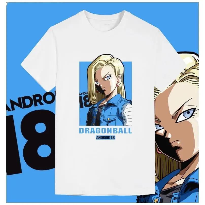 Dragon Ball 2025 New Hot Y2K Pure Cotton Tshirt Mens Kingsize Randomly Give Dragon Ball Badges