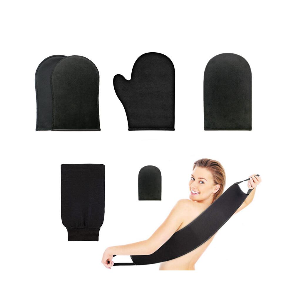 Self Tanning Mitt Glove Reusable Body Face Bath Cleaning Tools Back Tan Applicator Exfoliating Tan Removal Mitt