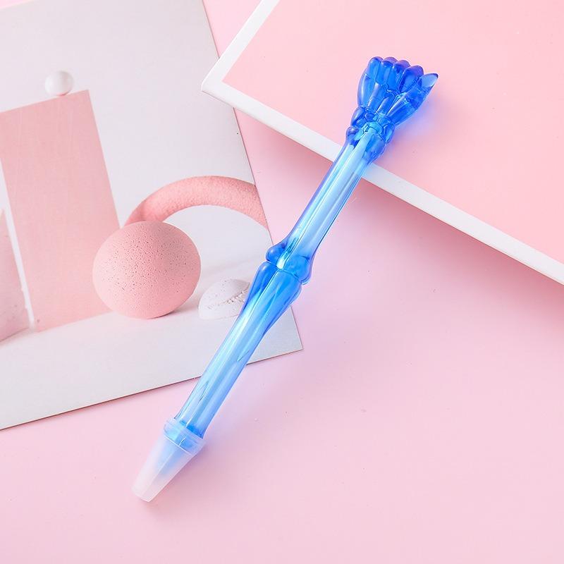 1Pc Creative Finger Bones Ballpoint Pen  Rock Paper Scissors Ball Pens Stationery Office School Supply Novelty Funny