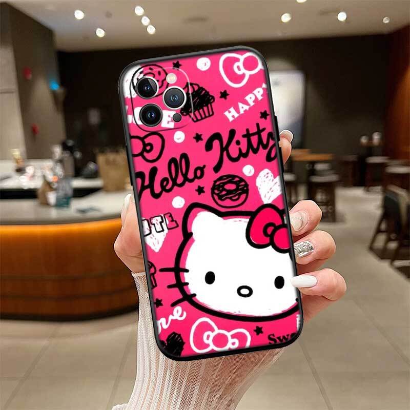 New Hello Kitty Case for Samsung Note 20 10 S25 Plus Ultra Lite FE M20 M21 M30 M31 M51 A11 A26 A51 A52 A53 A56 A70 A71 A72 A73