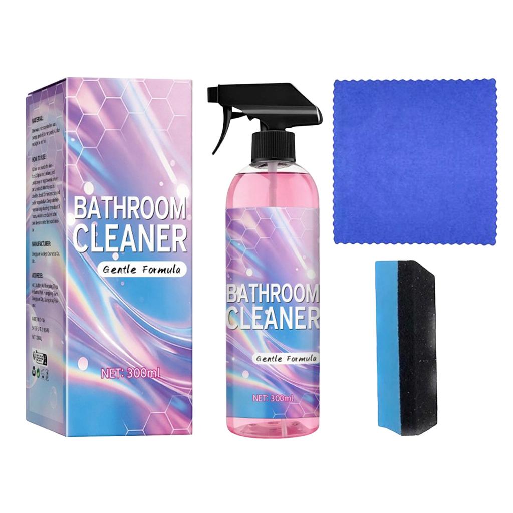 300mlBathroom Cleaner, Powerful Bathroom Cleaner Spray, Bathrooms Descaler Foam Cleaners For Sink Tub Floor Tile