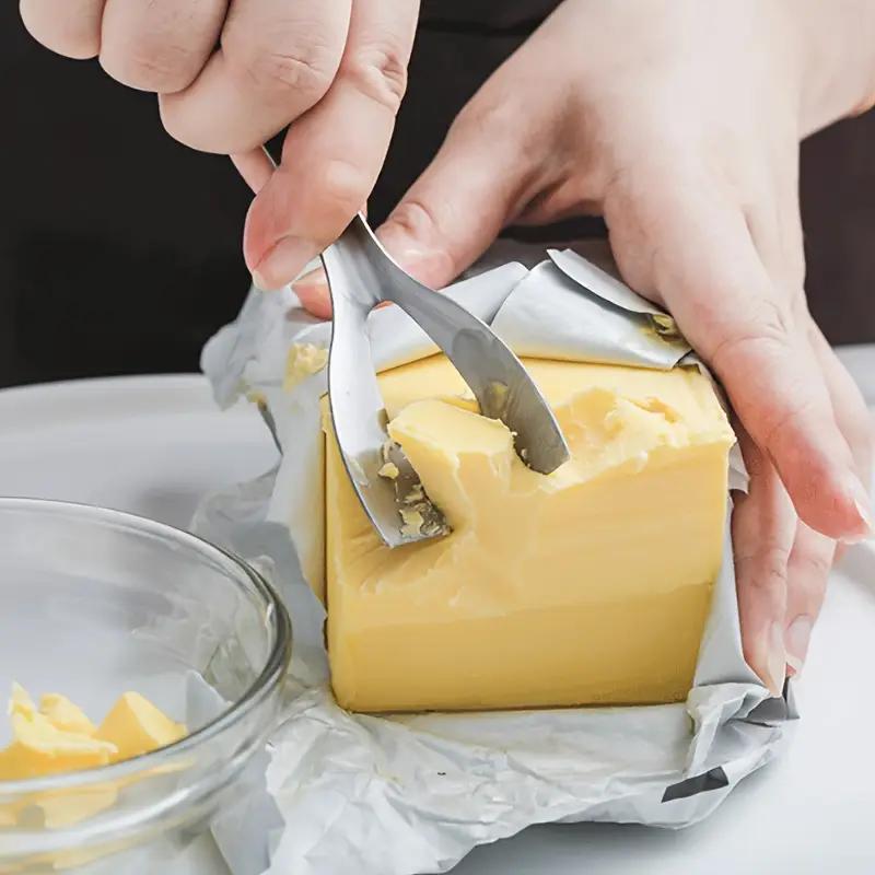 1PCS Stainless Steel Butter Cutter Cheese Corner Cutter Butter Spreader Cutting Knife Baking Scraper Butter Spreader Knife