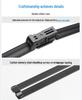 Geely Haoyue Wiper Blades: Frameless, Silent, Front & Rear, Model 22/21 Compatible.