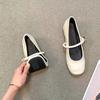 Fashion Footwear Ballet Flats Women Dance Shoes for Spring Buckle Strap Shallow Female Square Toe Ladies Lolita Shoes 2026