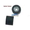 5pcs 6mmx5x1.5 press wheel belt pulley rubber audio recorder cassette deck pinch roller tape recorder Stereo player