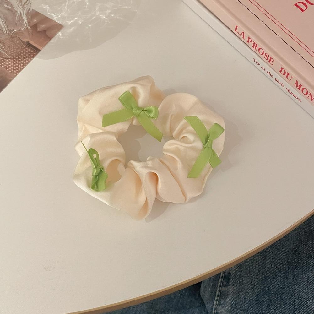 Elastic Satin Hair Rope Korean Style Hair Loop Gift Large Intestine Hair Rope Women