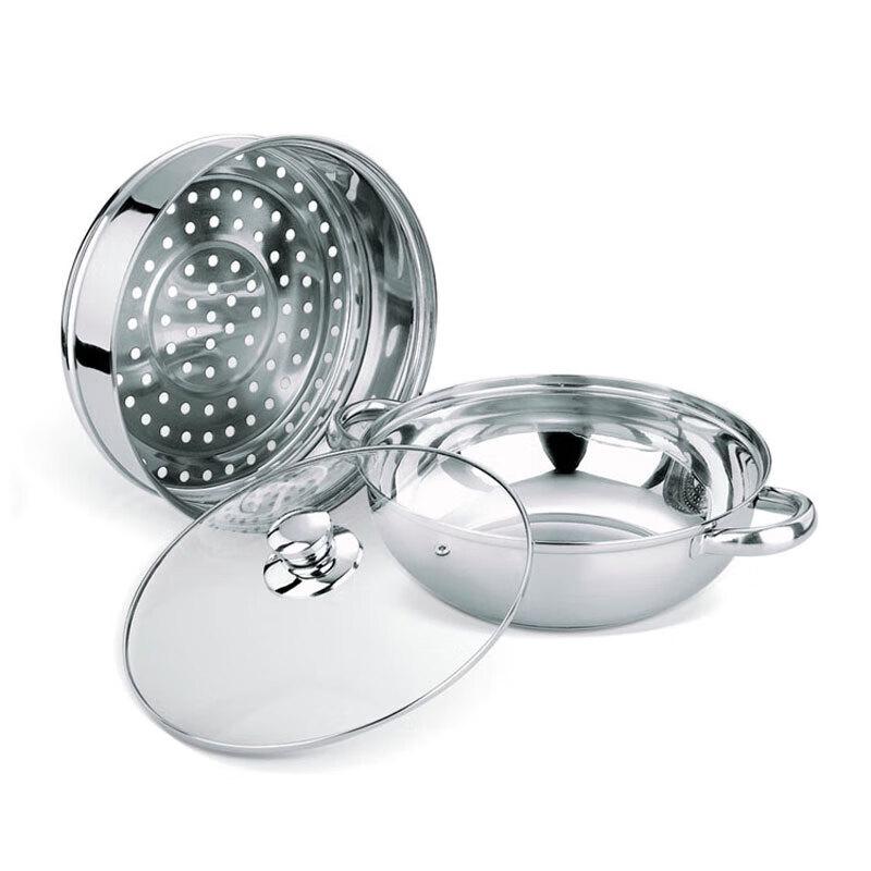 Adneny 304 Stainless Steel Multi-purpose Steamer & Soup Pot
