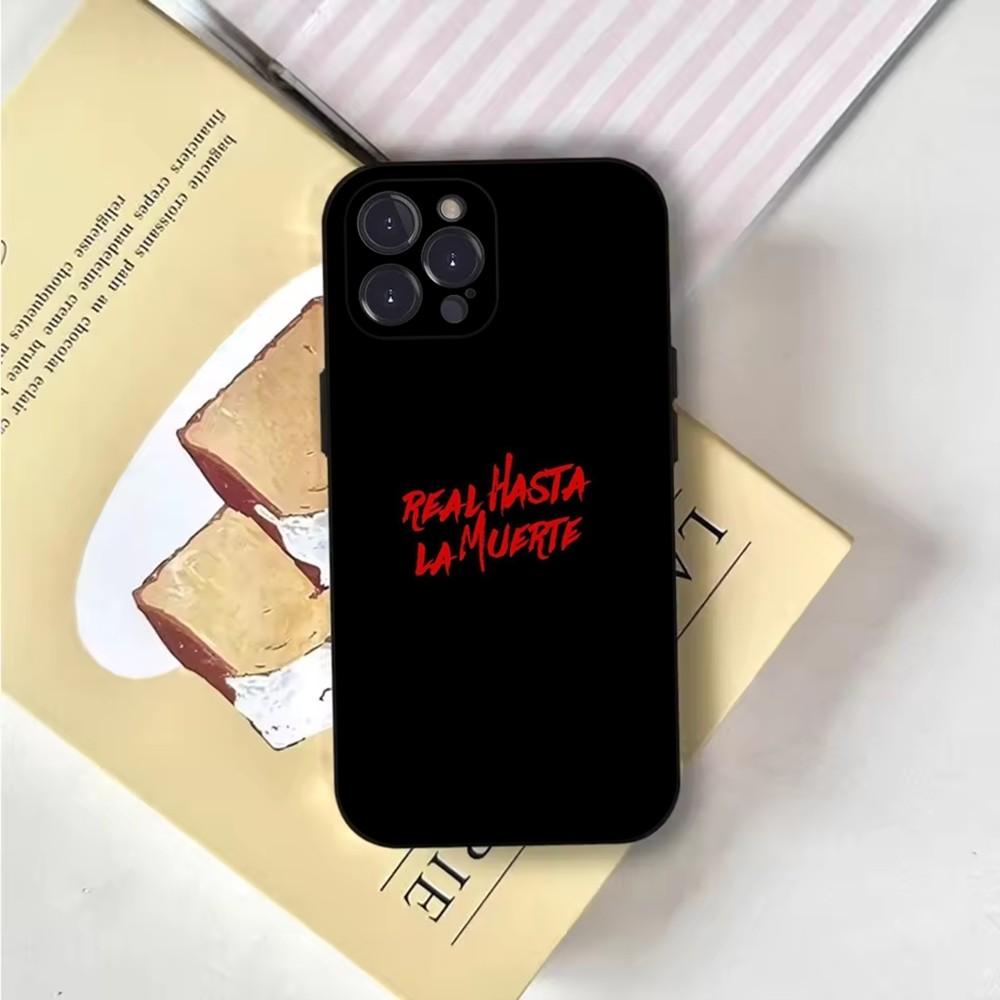 Rapper A- Anuel AA Real Phone Case For iPhone 16,15,14,13,12,11,Pro,X,XS,Max,XR,Plus,Mini Soft Black Cover