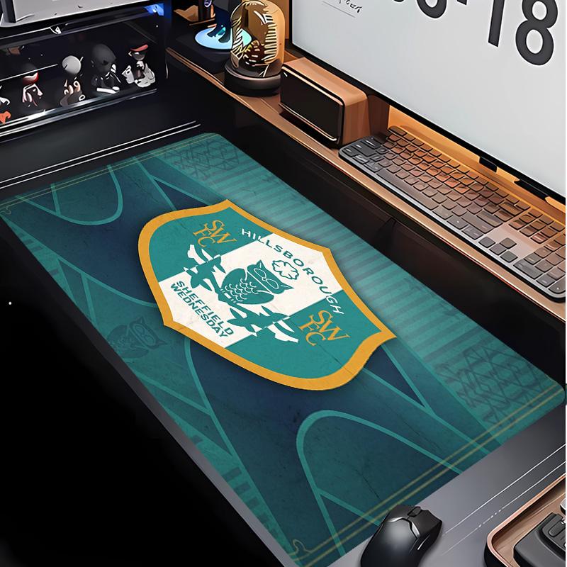 Sheffield Wednesday Football Pattern Mouse Pad Non?Slip Rubber Base Gaming Mousepad For Desk Office Home