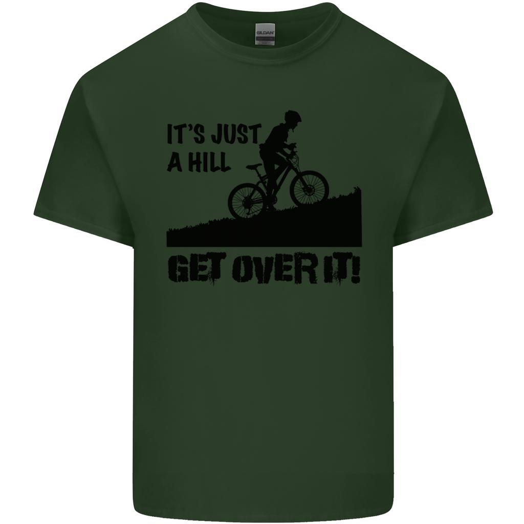 A Hill Get Over It Cycling Cyclist Funny Unisexs Light Cotton TShirt