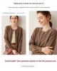 2025 Early Autumn Women's Cashmere Round Neck Cardigan - Loose, Versatile, and Lightweight Knitwear.
