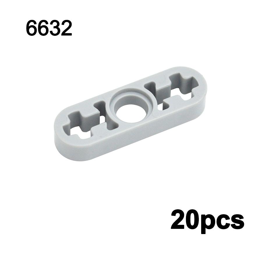 Technical Parts Moc Beam L-shape Thin with Axle Hole  DIY Building Blocks Accessories Toy Compatible 11478 32449 32017 Bricks