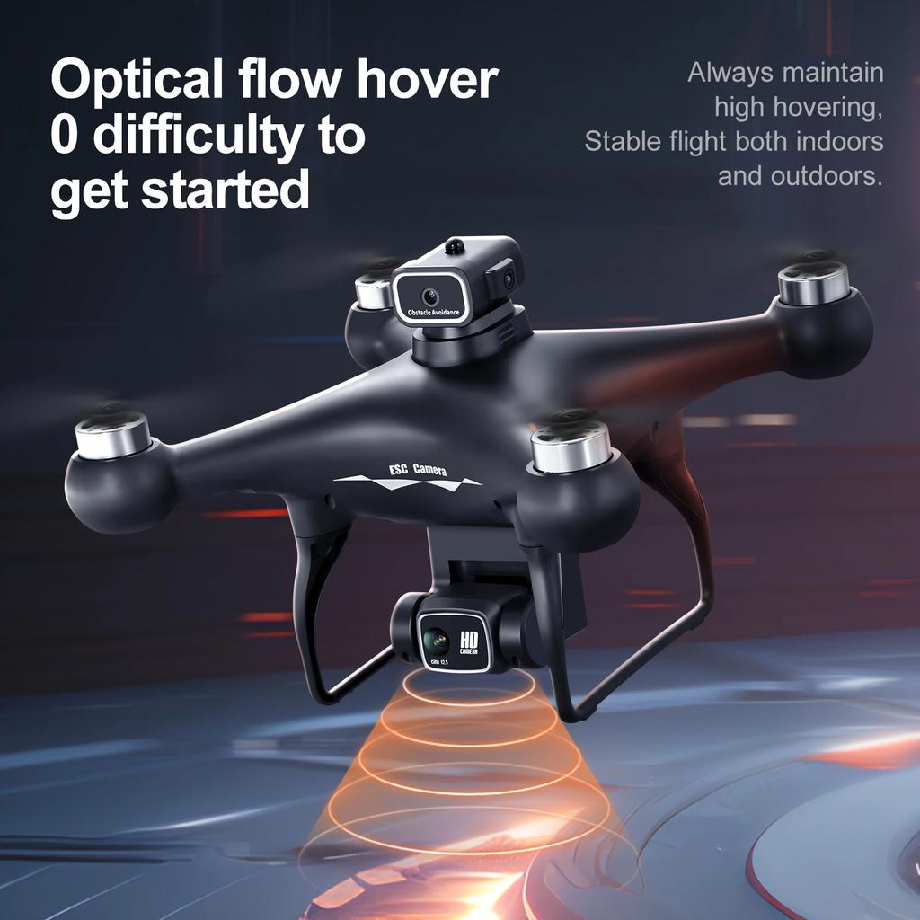 2.4G Rc Gps Drone Led 6Ch 6-Axis Remote Control With Screen Hd Aerial Photography Brushless Optical Flow Kids Toys Quadcopter