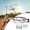 45cm Basketball Hoop for Wall Mounting with Net Sports Activities