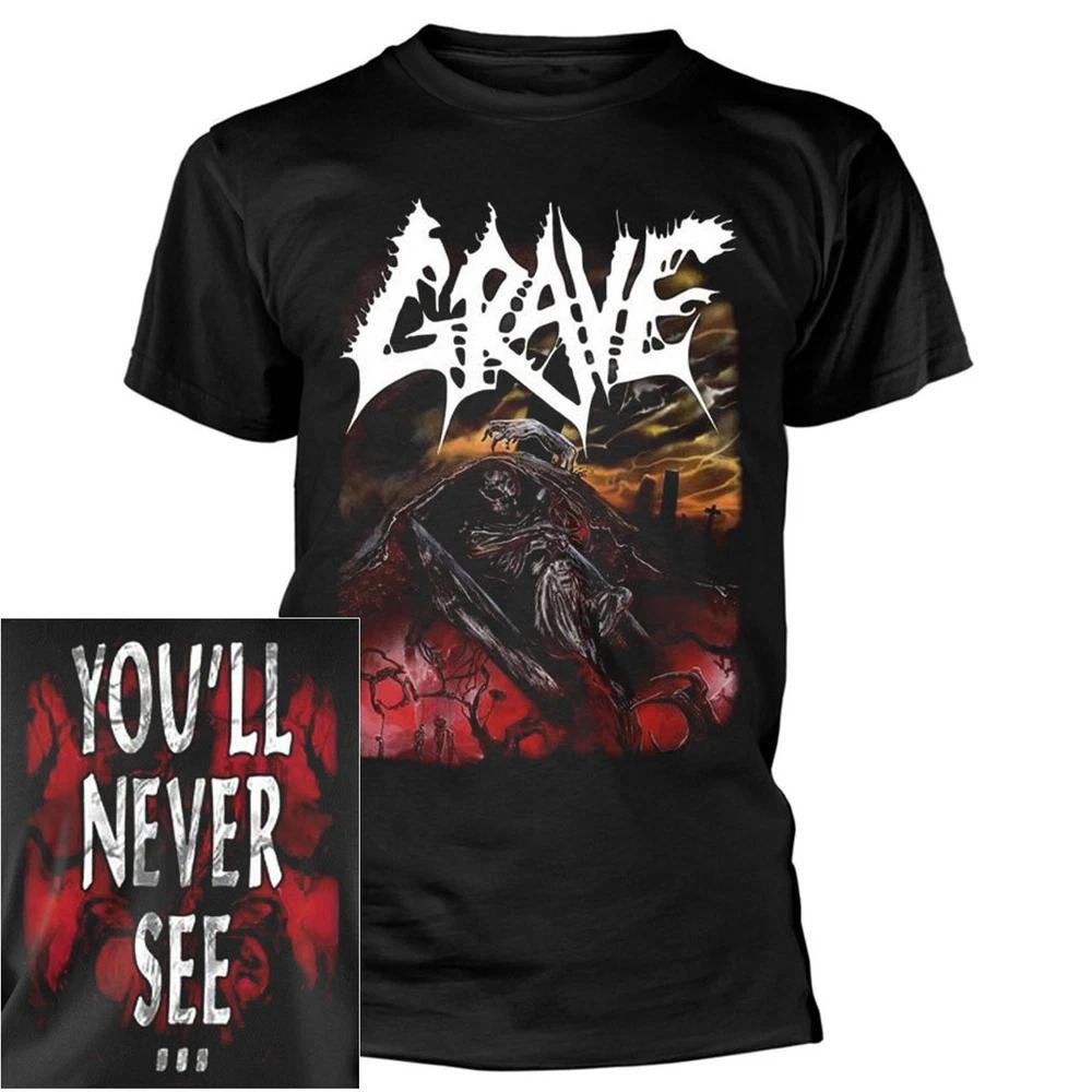 Grave You ll Never See Shirt T-shirt Death Metal Band Tshirt M