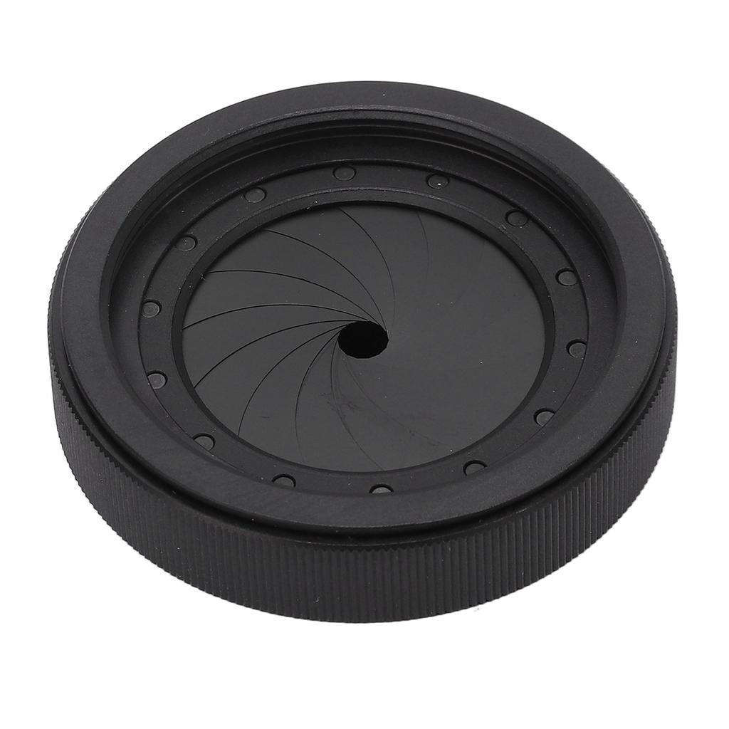 Iris Aperture 1.5mm To 26mm ID 45mm OD M30 To M37 Aperture Diaphragm for Optical System Camera Microscope
