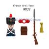 Medieval Military Soldier Figures Napoleon MOC Building Blocks Cavalry Weapons Shield Armor Cannon Militia Cowboy Toys Gift Z013
