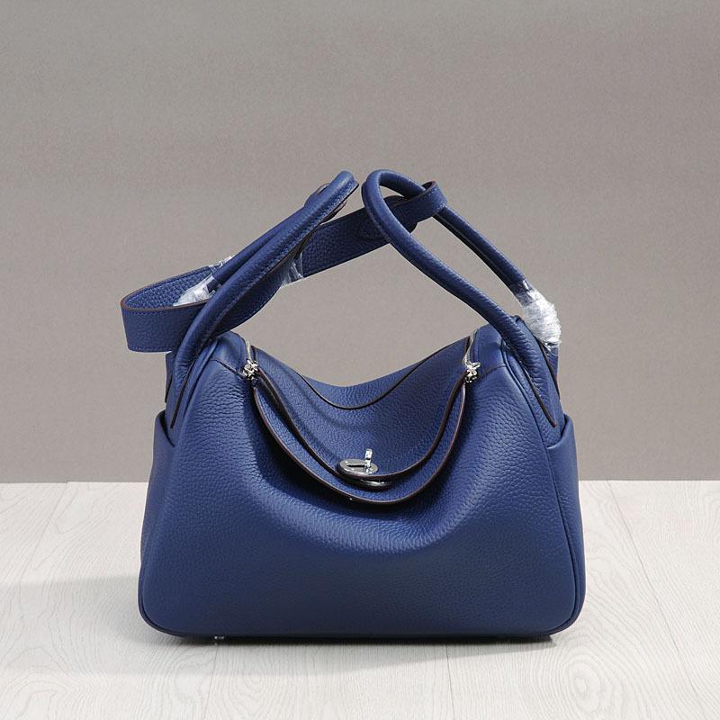 Módní taška Nová taška na léky Taška Lindi Vysoce kvalitní Vrchní vrstva Hovězí kůže Kabelka přes rameno Pravá kůže Dámská taška Explozivní