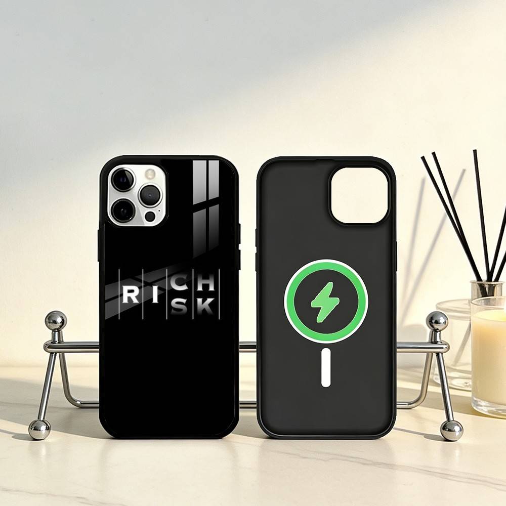 Day Trader Trading RISK Phone Case For iPhone17,16,15,14,13,12,11 Plus,Pro Max Magnetic For Magsafe Wireless Charging