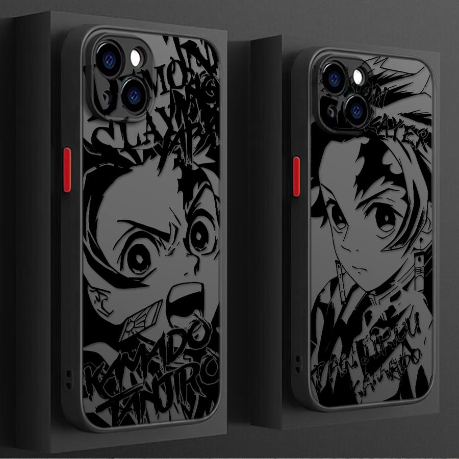 Japanese Cool Tanjirou Case for Apple iPhone XR 16 14 8 7 SE 12 13 Mini 11 XS 11 Plus 15 Pro MAX Soft Cover 12Pro 16 Plus 14Pro