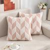 Nordic Throw Pillowcase Without Core Jacquard Single-sided Sofa Living Room Cushion Simple High-end Bedroom Bay Window Pillowcase