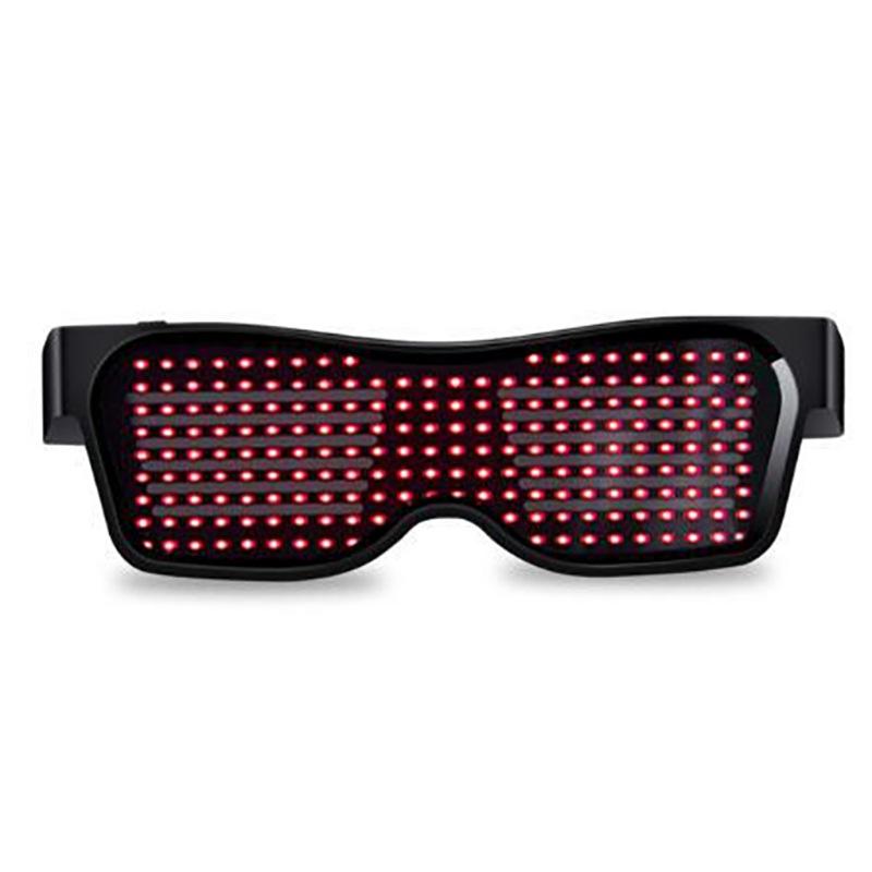 App Bluetooth Led Luminous Glasses Bar Dancing Dynamic Charging Led Sunglasses