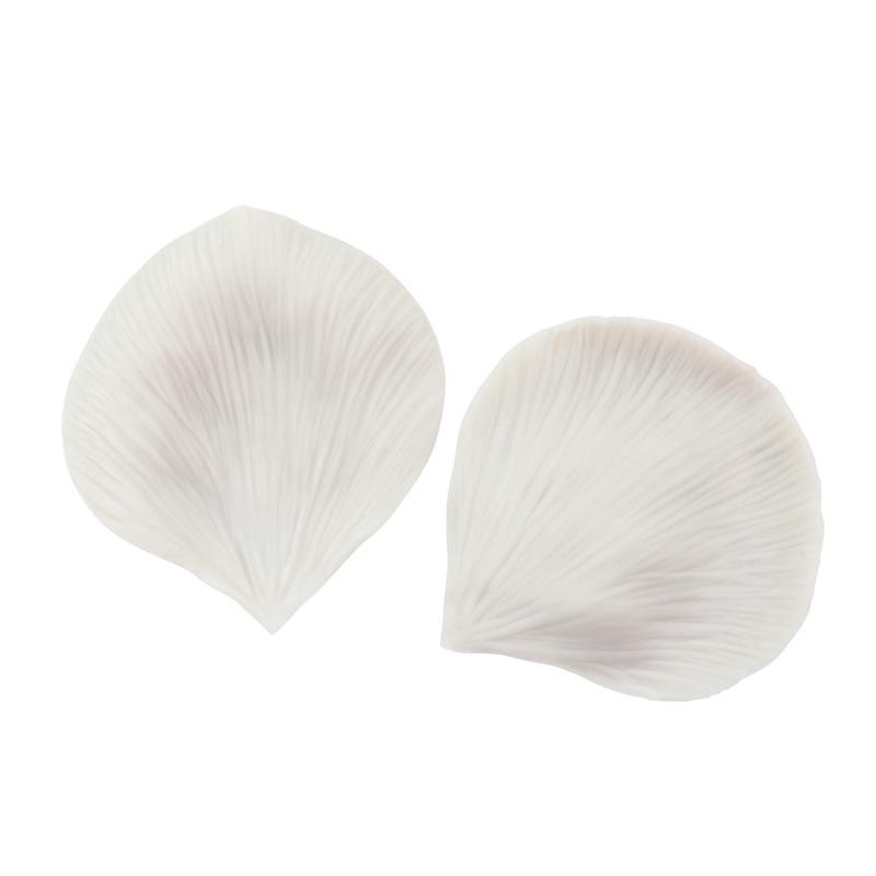 Blütenblatt Silikon Fondant Form Set - Lebensmittelqualität für Baum- und Blumenprägung.