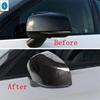 Rearview Mirror Shell Rear-view Mirror Cover Trim Fit For Volvo XC40 2018 - 2025 Car Exterior Accessories Carbon Fiber Look