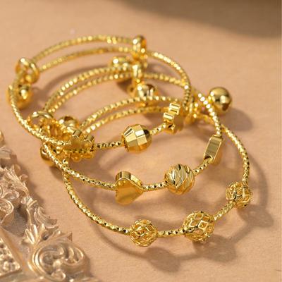 Fashionable Children's Gold Bead Bracelet - Ideal As a Gift