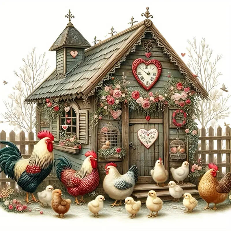 

5D Diamond Painting Store House Landscape DIY Diamond Mosaic Book Handmade Hobby Embroidery Wall Decor Unique Gift 20x20cm Full Round